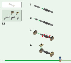 LEGO 21262 instructions page 34 – build guide