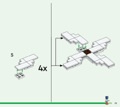 LEGO 21262 instructions page 73 – build guide