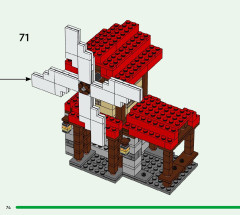 LEGO 21262 instructions page 74 – build guide