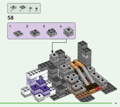 LEGO 21263 instructions page 61 – build guide