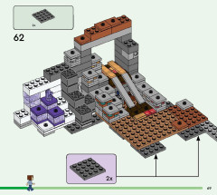 LEGO 21263 instructions page 69 – build guide
