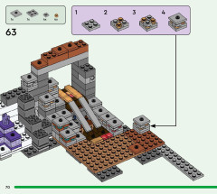 LEGO 21263 instructions page 70 – build guide