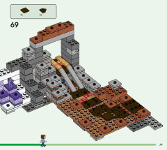 LEGO 21263 instructions page 77 – build guide