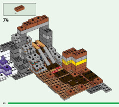 LEGO 21263 instructions page 82 – build guide