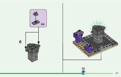 LEGO 21264 instructions page 17 – build guide