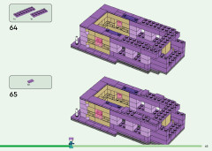 LEGO 21264 instructions page 65 – build guide