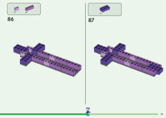 LEGO 21264 instructions page 75 – build guide