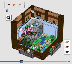 LEGO 21265 instructions page 107 – build guide