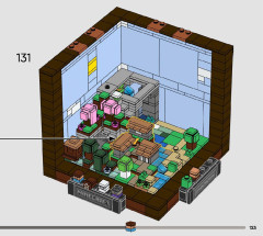 LEGO 21265 instructions page 123 – build guide
