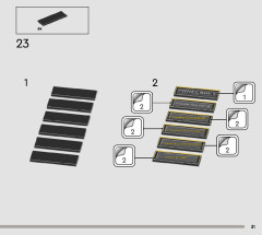 LEGO 21265 instructions page 31 – build guide