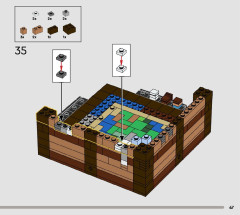LEGO 21265 instructions page 47 – build guide