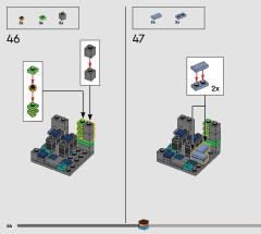 LEGO 21265 instructions page 54 – build guide