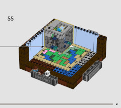 LEGO 21265 instructions page 61 – build guide