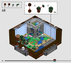 LEGO 21265 instructions page 72 – build guide