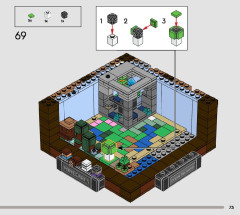 LEGO 21265 instructions page 73 – build guide