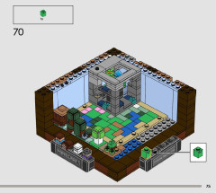 LEGO 21265 instructions page 75 – build guide