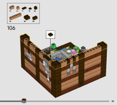 LEGO 21265 instructions page 99 – build guide