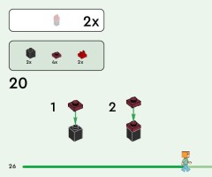 LEGO 21266 instructions page 26 – build guide