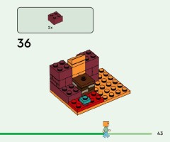 LEGO 21266 instructions page 43 – build guide