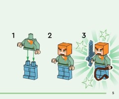 LEGO 21266 instructions page 5 – build guide