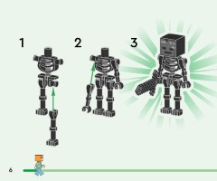 LEGO 21266 instructions page 6 – build guide