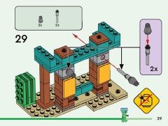 LEGO 21267 instructions page 39 – build guide
