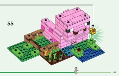 LEGO 21268 instructions page 63 – build guide