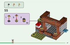 LEGO 21269 instructions page 47 – build guide