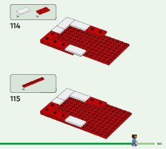 LEGO 21270 instructions page 105 – build guide
