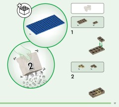 LEGO 21270 instructions page 17 – build guide