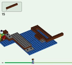 LEGO 21270 instructions page 28 – build guide