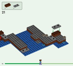 LEGO 21270 instructions page 34 – build guide