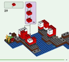 LEGO 21270 instructions page 49 – build guide