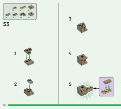 LEGO 21270 instructions page 70 – build guide