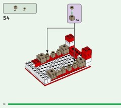 LEGO 21270 instructions page 72 – build guide