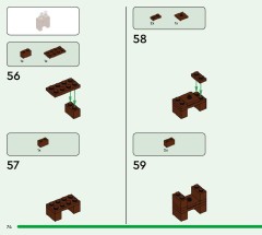 LEGO 21270 instructions page 74 – build guide