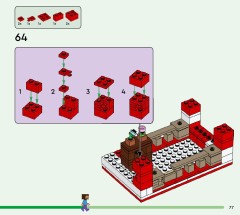 LEGO 21270 instructions page 77 – build guide