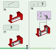 LEGO 21270 instructions page 85 – build guide