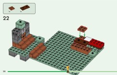 LEGO 21271 instructions page 28 – build guide