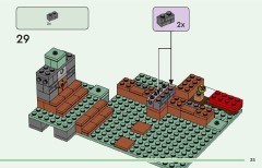 LEGO 21271 instructions page 35 – build guide