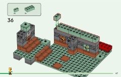 LEGO 21271 instructions page 47 – build guide