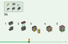 LEGO 21271 instructions page 63 – build guide