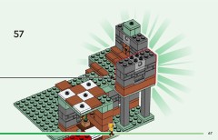 LEGO 21271 instructions page 67 – build guide