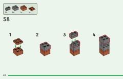 LEGO 21271 instructions page 68 – build guide