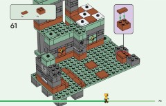 LEGO 21271 instructions page 73 – build guide