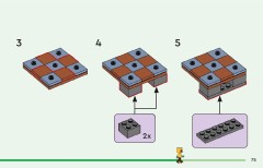 LEGO 21271 instructions page 75 – build guide
