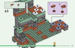LEGO 21271 instructions page 77 – build guide