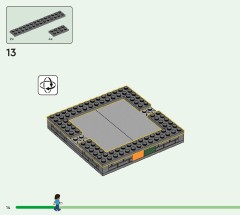 LEGO 21272 instructions page 14 – build guide