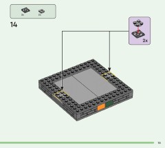 LEGO 21272 instructions page 15 – build guide