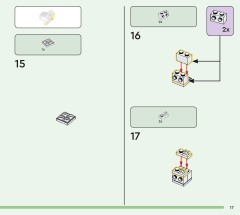 LEGO 21272 instructions page 17 – build guide